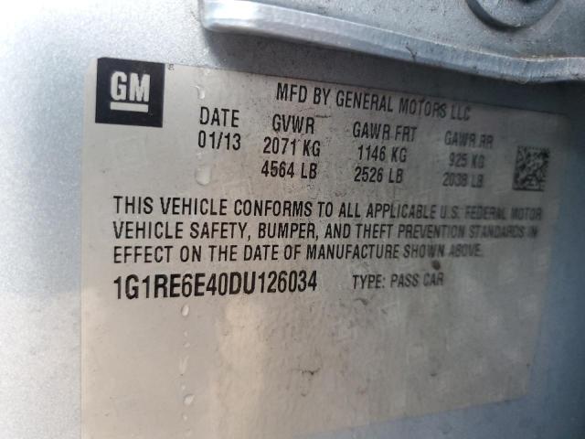Photo 14 from auction – 2013 CHEVROLET VOLT with VIN 1G1RE6E40DU126034