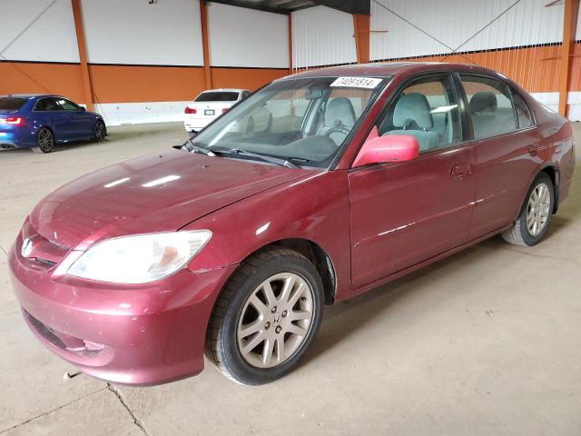 Photo 1 from auction – 2005 HONDA CIVIC LX with VIN 2HGES16695H014579