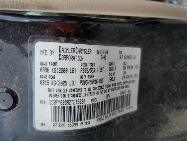 Photo 14 from auction – 2002 CHRYSLER PT CRUISER with VIN 3C8FY68B82T215030
