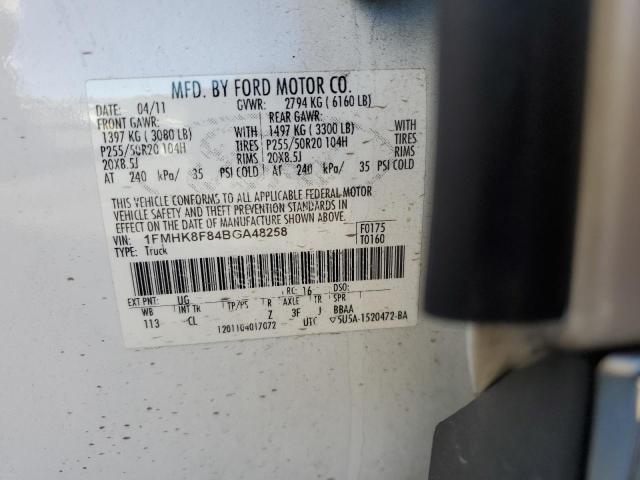 Photo 14 from auction – 2011 FORD EXPLORER L with VIN 1FMHK8F84BGA48258