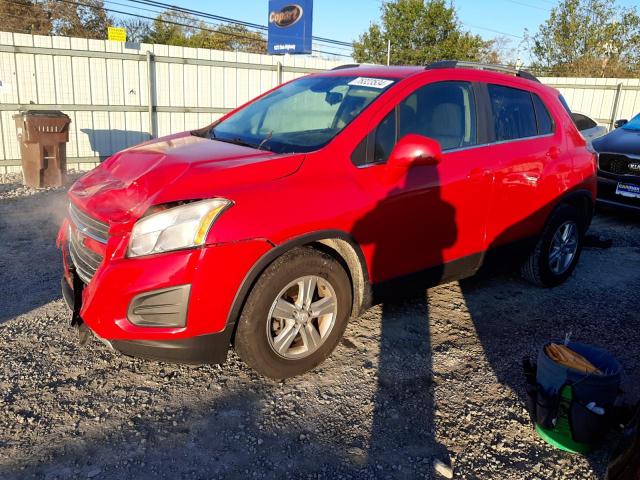 CHEVROLET TRAX 1LT 2015 with VIN KL7CJLSB6FB128747 - Photo from auction