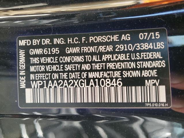 Photo 14 from auction – 2016 PORSCHE CAYENNE with VIN WP1AA2A2XGLA10846