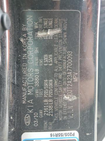 Photo 14 from auction – 2010 KIA SOUL + with VIN KNDJT2A23A7700093