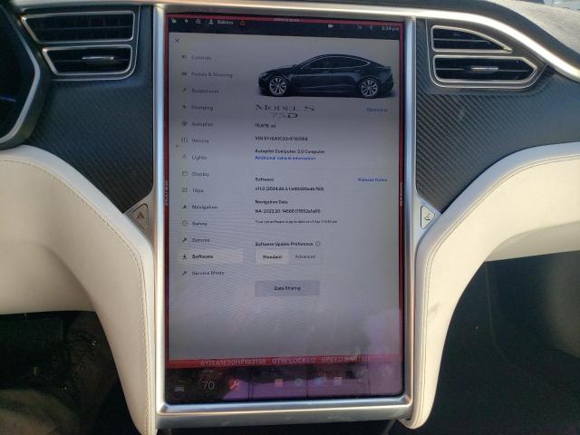 Photo 9 from auction – 2017 TESLA MODEL S with VIN 5YJSA1E20HF183158