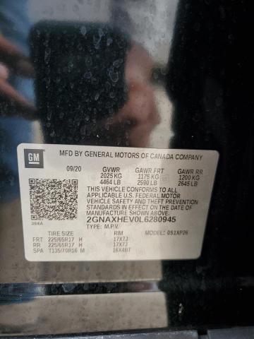 Photo 14 from auction – 2020 CHEVROLET EQUINOX LS with VIN 2GNAXHEV0L6280945