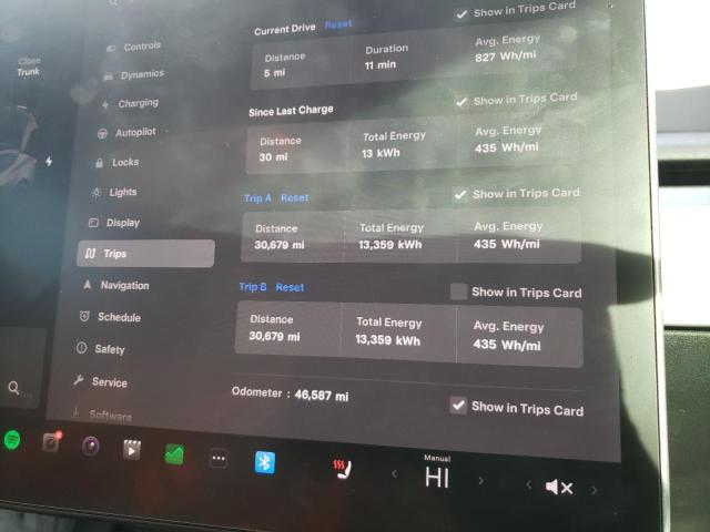 Photo 9 from auction – 2022 TESLA MODEL 3 with VIN 5YJ3E1EC1NF154359