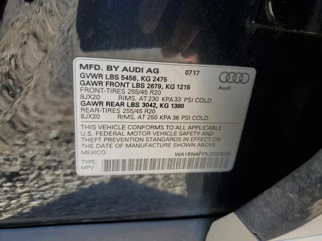 Photo 14 from auction – 2018 AUDI Q5 PREMIUM with VIN WA1BNAFYXJ2024528