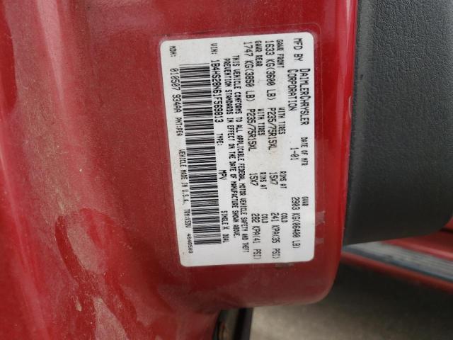 Photo 14 from auction – 2001 DODGE DURANGO with VIN 1B4HS28N61F569813