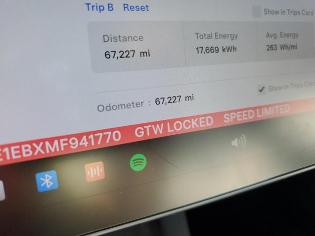Photo 9 from auction – 2021 TESLA MODEL 3 with VIN 5YJ3E1EBXMF941770