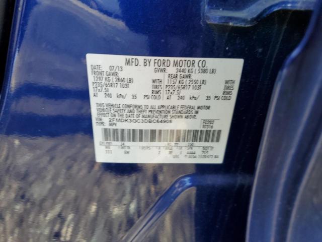 Photo 14 from auction – 2013 FORD EDGE SE with VIN 2FMDK3GC3DBC64908