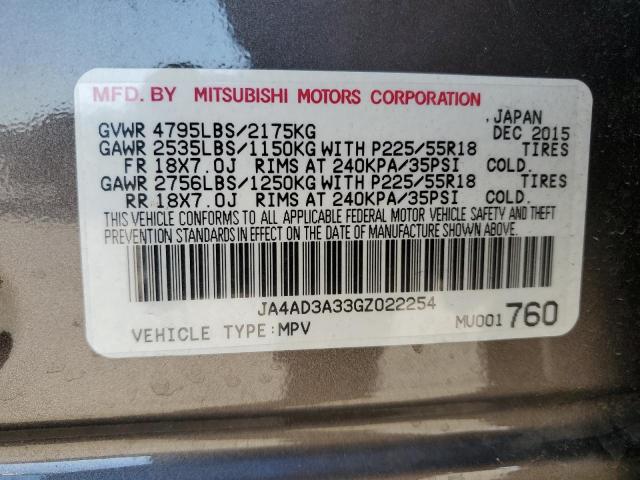 Photo 14 from auction – 2016 MITSUBISHI OUTLANDER with VIN JA4AD3A33GZ022254