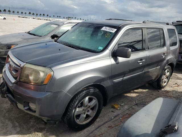 HONDA PILOT EX 2011 with VIN 5FNYF4H45BB051577 - Photo from auction