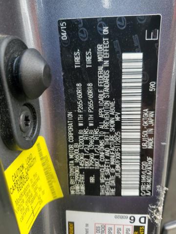 Photo 14 from auction – 2015 LEXUS GX 460 with VIN JTJBM7FXXF5112825