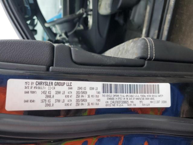 Photo 14 from auction – 2015 JEEP GRAND CHER with VIN 1C4RJFBG5FC698825