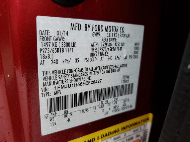 Photo 14 from auction – 2014 FORD EXPEDITION with VIN 1FMJU1H56EEF26427