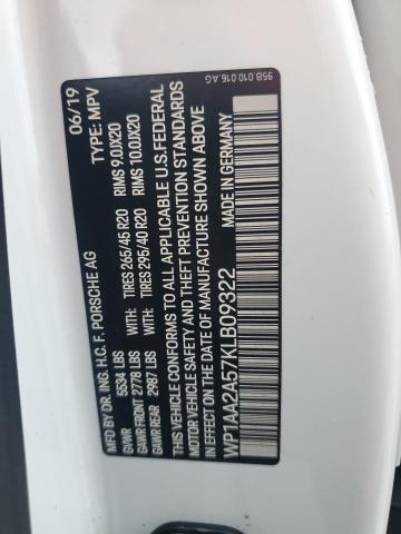 Photo 14 from auction – 2019 PORSCHE MACAN with VIN WP1AA2A57KLB09322