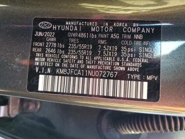 Photo 14 from auction – 2022 HYUNDAI TUCSON SEL with VIN KM8JFCA11NU072767
