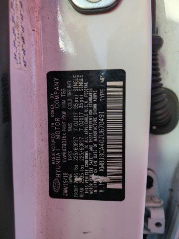 Photo 14 from auction – 2018 HYUNDAI TUCSON SEL with VIN KM8J3CA40JU670491