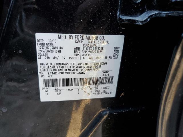 Photo 14 from auction – 2013 FORD EDGE LIMIT with VIN 2FMDK3KC0DBE23567