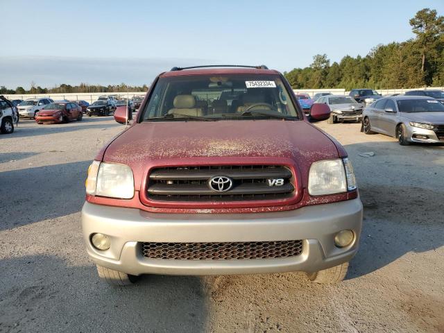 Photo 5 from auction – 2002 TOYOTA SEQUOIA SR with VIN 5TDZT34A22S077729