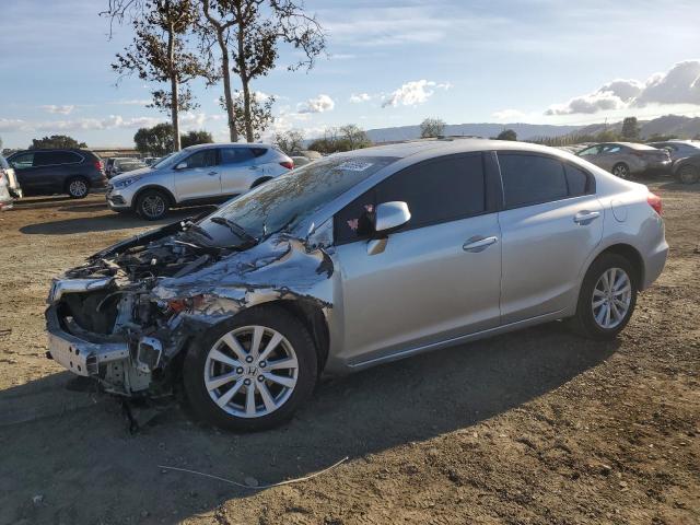 HONDA CIVIC EX 2012 with VIN 19XFB2F89CE334357 - Photo from auction