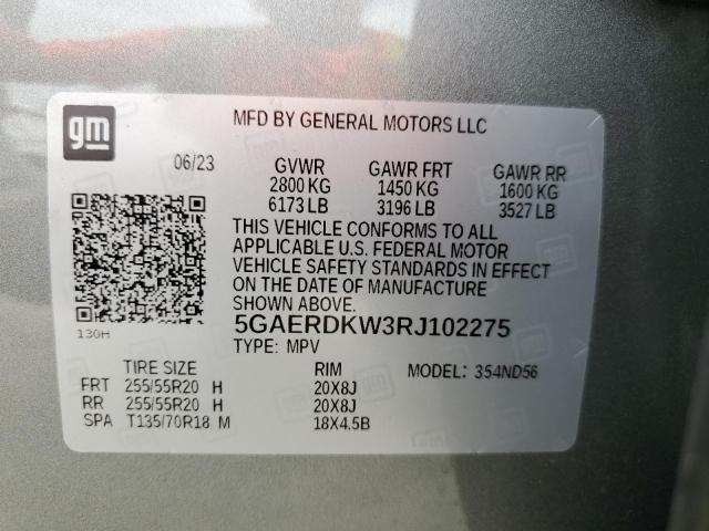 Photo 14 from auction – 2024 BUICK ENCLAVE AV with VIN 5GAERDKW3RJ102275