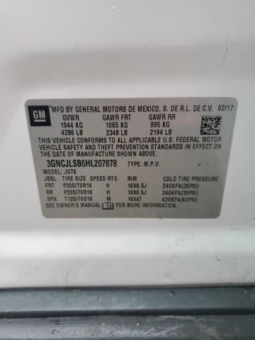 Photo 14 from auction – 2017 CHEVROLET TRAX 1LT with VIN 3GNCJLSB6HL207878