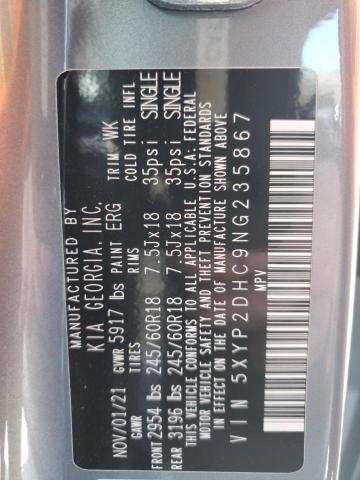 Photo 14 from auction – 2022 KIA TELLURIDE with VIN 5XYP2DHC9NG235867
