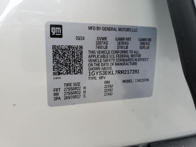 Photo 14 from auction – 2024 CADILLAC ESCALADE S with VIN 1GYS3EKL7RR217391
