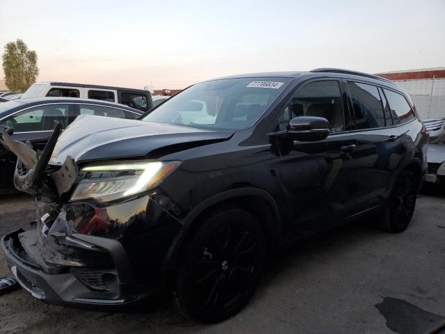 HONDA PILOT BLAC 2021 with VIN 5FNYF6H7XMB016977 - Photo from auction