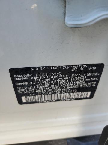 Photo 14 from auction – 2019 SUBARU FORESTER S with VIN JF2SKAPC5KH435479