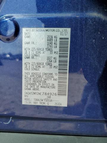 Photo 14 from auction – 2017 NISSAN ROGUE S with VIN 5N1AT2MT2HC784926