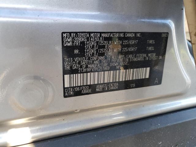 Photo 14 from auction – 2023 TOYOTA RAV4 LE with VIN 2T3H1RFV7PC251869