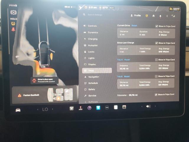 Photo 9 from auction – 2022 TESLA MODEL 3 with VIN 5YJ3E1EB9NF335622