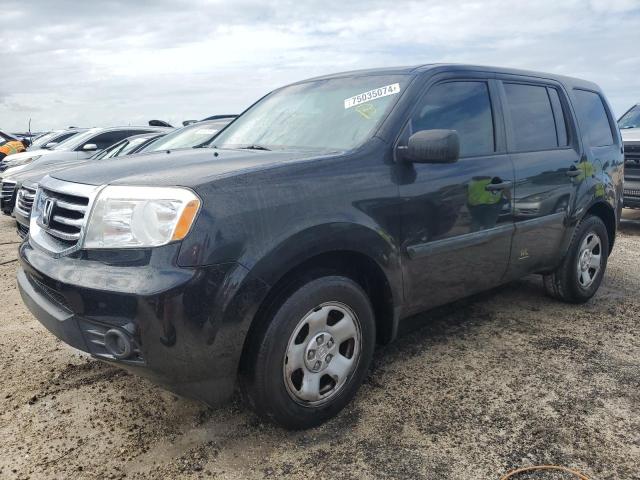 HONDA PILOT LX 2015 with VIN 5FNYF3H24FB030377 - Photo from auction