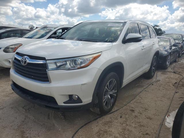 TOYOTA HIGHLANDER 2016 z numerem VIN 5TDKKRFH1GS506593 - Zdjęcie z aukcji