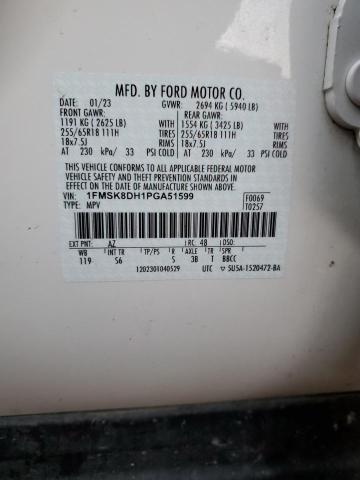 Photo 14 from auction – 2023 FORD EXPLORER X with VIN 1FMSK8DH1PGA51599