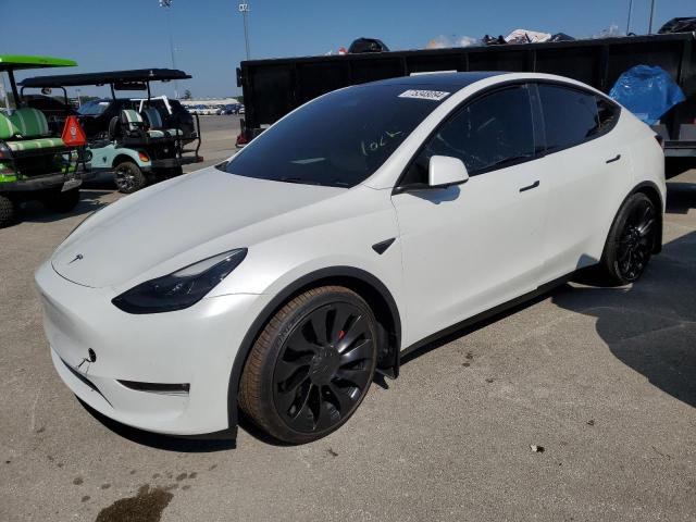 TESLA MODEL Y 2022 with VIN 7SAYGDEF4NF531054 - Photo from auction