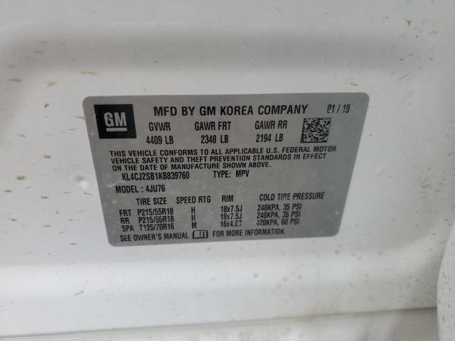 Photo 14 from auction – 2019 BUICK ENCORE SPO with VIN KL4CJ2SB1KB839760