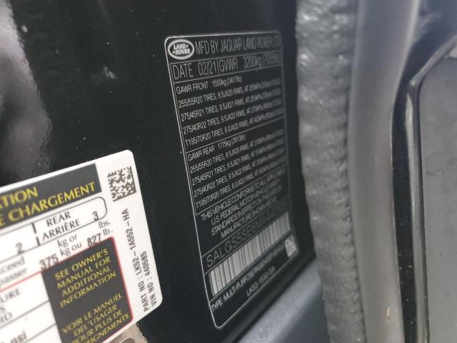 Photo 14 from auction – 2021 LAND ROVER RANGE ROVE with VIN SALGS5SE6MA440585