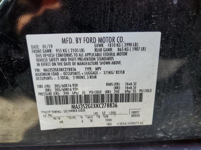 Photo 14 from auction – 2019 FORD ECOSPORT S with VIN MAJ3S2GEXKC278836
