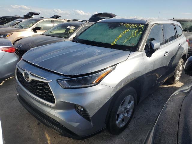 TOYOTA HIGHLANDER 2021 مع رقم تعريف المركبة 5TDZZRAH9MS064627 - صورة من المزاد