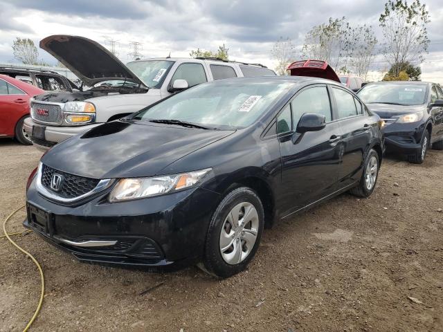 HONDA CIVIC LX 2013 with VIN 19XFB2F5XDE081654 - Photo from auction