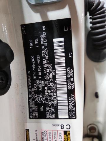 Photo 14 from auction – 2015 TOYOTA 4RUNNER SR with VIN JTEBU5JR8F5234210