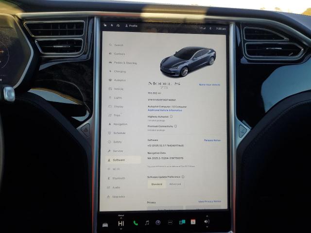 Photo 9 from auction – 2016 TESLA MODEL S with VIN 5YJSA1E10GF148691