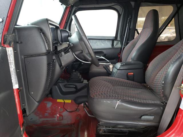 Photo 7 from auction – 2000 JEEP WRANGLER / with VIN 1J4FA29P9YP801400