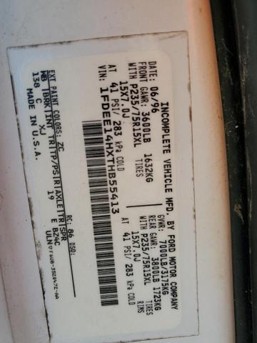 Photo 14 from auction – 1996 FORD ECONOLINE with VIN 1FDEE14HXTHB55413