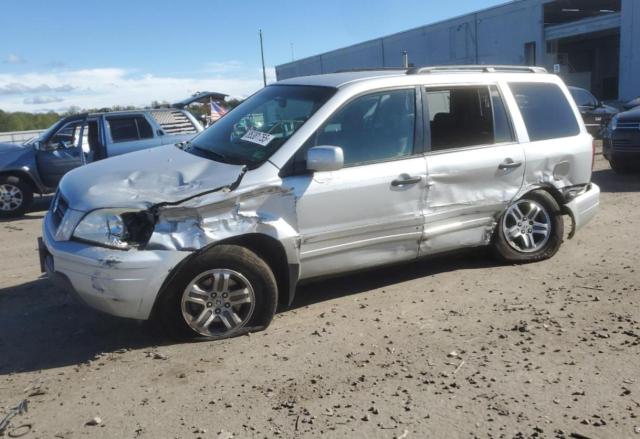 HONDA PILOT EXL 2004 with VIN 2HKYF18524H540921 - Photo from auction