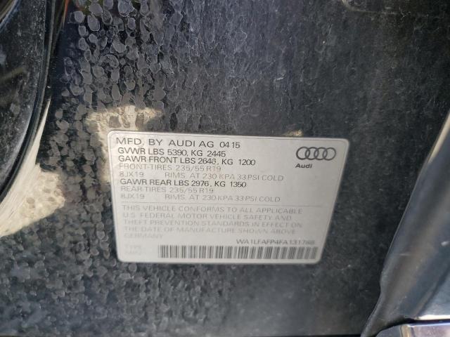 Photo 14 from auction – 2015 AUDI Q5 PREMIUM with VIN WA1LFAFP4FA131788