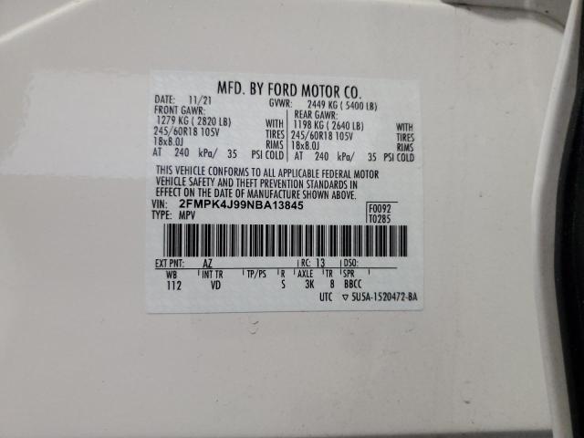 صورة رقم 14 من المزاد - 2022 FORD EDGE SEL مع VIN 2FMPK4J99NBA13845